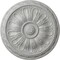 Ekena Millwork Kirke Ceiling Medallion (Fits Canopies up to 3 3/4"), Hand-Painted Frost, 15 3/4"OD x 5/8"P CM16KIFRF - alternate 1